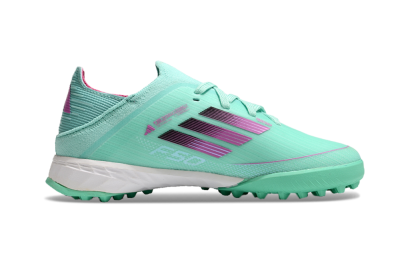 Adidas F50 Elite TF Low-Tops Football Shoes - Jade/Purple/White