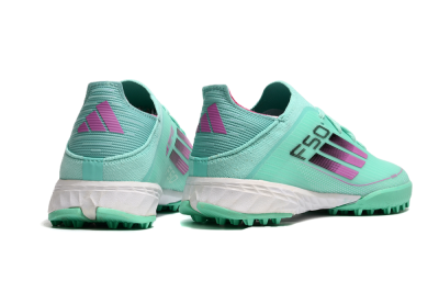 Adidas F50 Elite TF Low-Tops Football Shoes - Jade/Purple/White