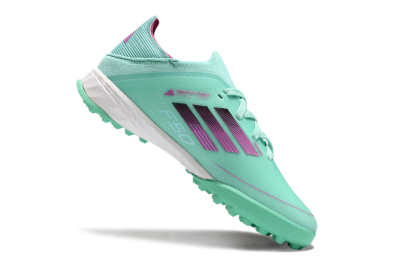 Adidas F50 Elite TF Low-Tops Football Shoes - Jade/Purple/White