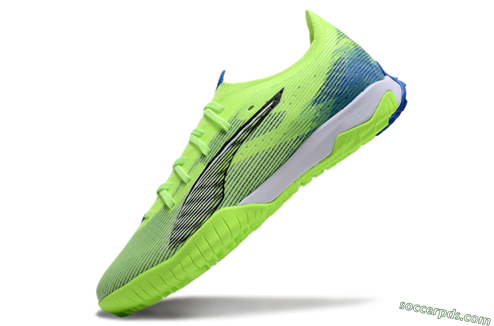 Puma Ultra Ultimate TF Low-Tops Football Shoes - Yellow/White/Blue 5