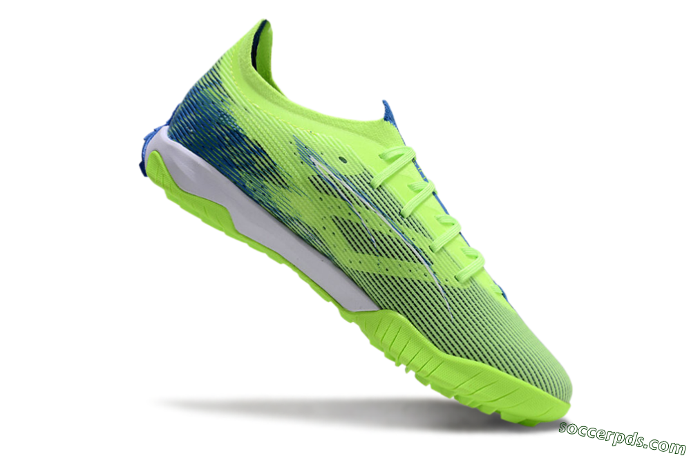 Puma Ultra Ultimate TF Low-Tops Football Shoes - Yellow/White/Blue 4