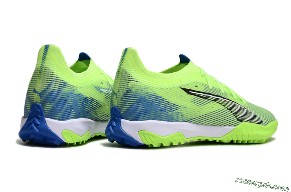 Puma Ultra Ultimate TF Low-Tops Football Shoes - Yellow/White/Blue 6