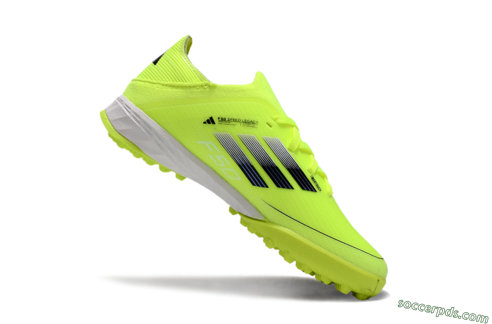 Adidas F50 Elite TF Low-Tops Football Shoes - Yellow/Black/White 4