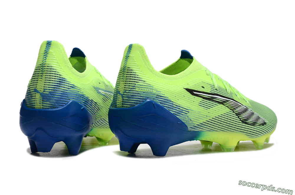 Puma Ultra Ultimate FG Low-Tops Football Boots - Yellow/White/Blue 6