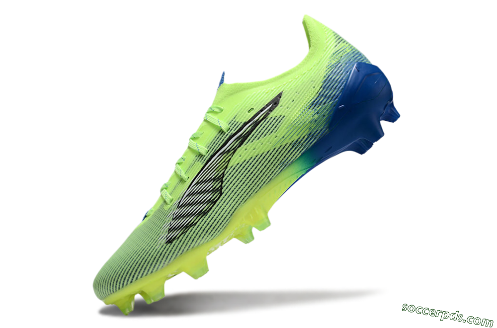 Puma Ultra Ultimate FG Low-Tops Football Boots - Yellow/White/Blue 5