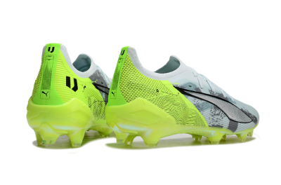Puma Ultra Ultimate FG Low-Tops Football Boots - Jade/White/Yellow