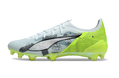 Puma Ultra Ultimate FG Low-Tops Football Boots - Jade/White/Yellow
