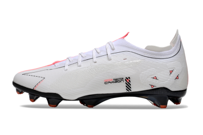 Puma Future Ultimate FG Low-Tops Football Boots - White/Pink/Black