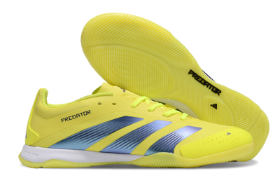 Adidas Predator 24 Elite IC Low-Tops Football Shoes - Yellow/Blue/White
