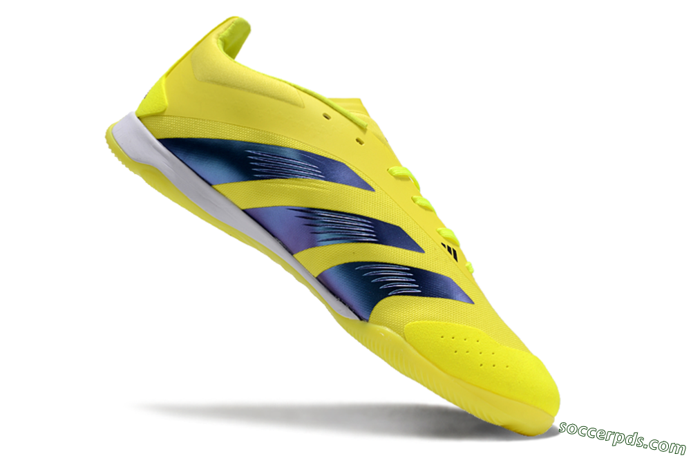Adidas Predator 24 Elite IC Low-Tops Football Shoes - Yellow/Blue/White 4