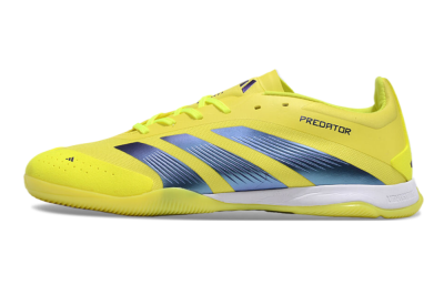 Adidas Predator 24 Elite IC Low-Tops Football Shoes - Yellow/Blue/White