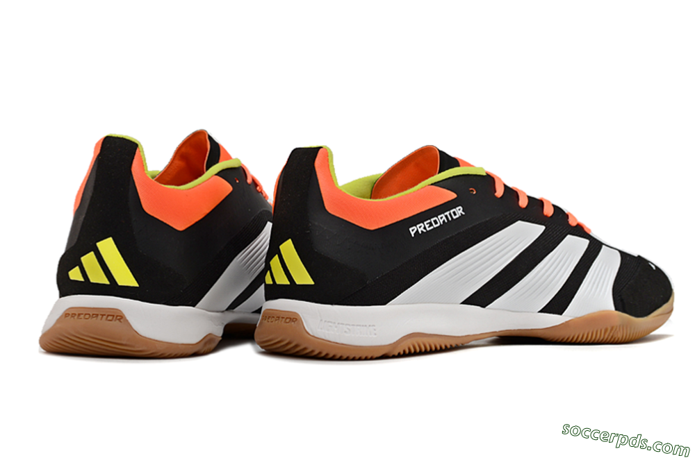 Adidas Predator 24 Elite IC Low-Tops Football Shoes - Black/White/Red 6
