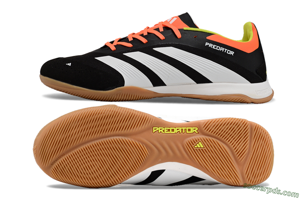 Adidas Predator 24 Elite IC Low-Tops Football Shoes - Black/White/Red 0
