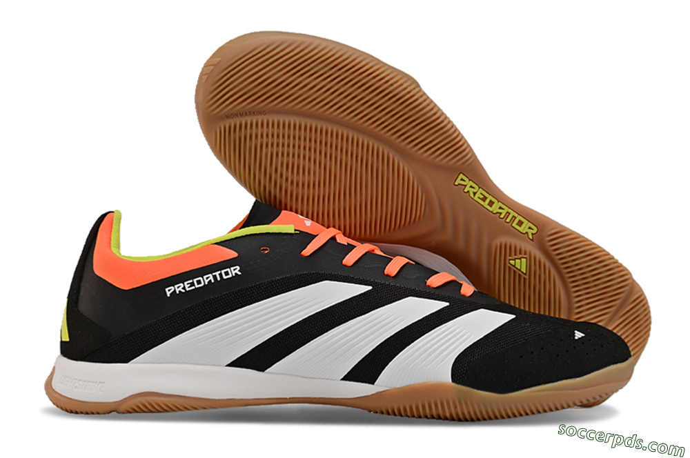 Adidas Predator 24 Elite IC Low-Tops Football Shoes - Black/White/Red 1