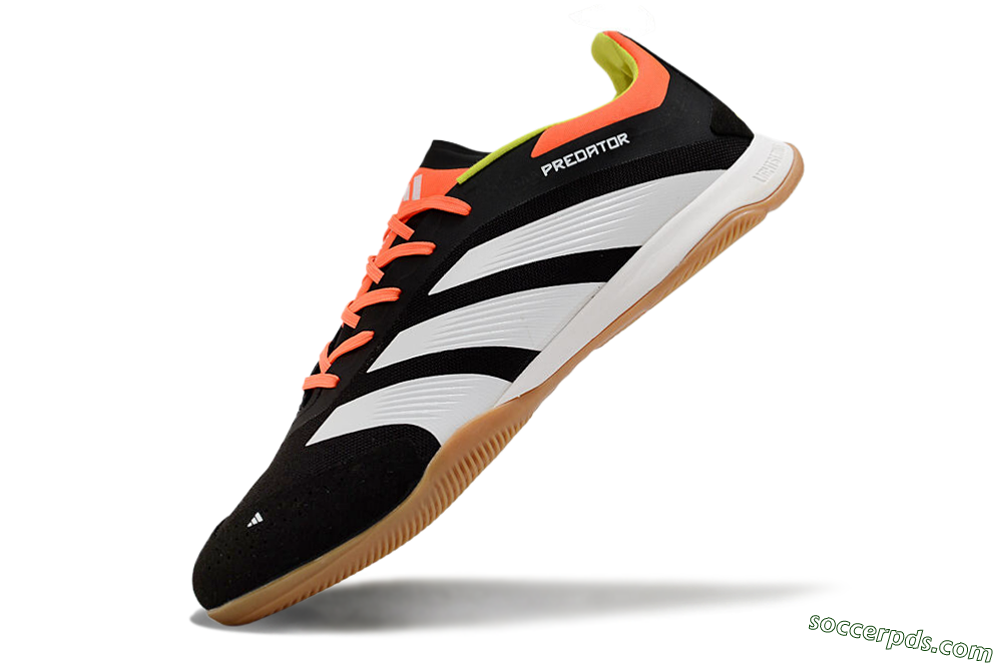 Adidas Predator 24 Elite IC Low-Tops Football Shoes - Black/White/Red 5