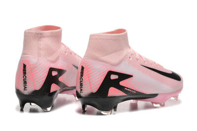 Nike Air Zoom Mercurial Superfly 10 Elite FG High-Tops Football Boots - Pink/Black