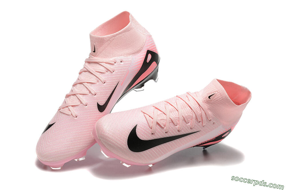 Nike Air Zoom Mercurial Superfly 10 Elite FG High-Tops Football Boots - Pink/Black 6
