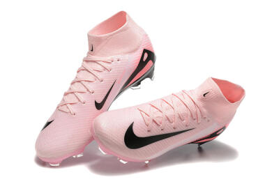 Nike Air Zoom Mercurial Superfly 10 Elite FG High-Tops Football Boots - Pink/Black