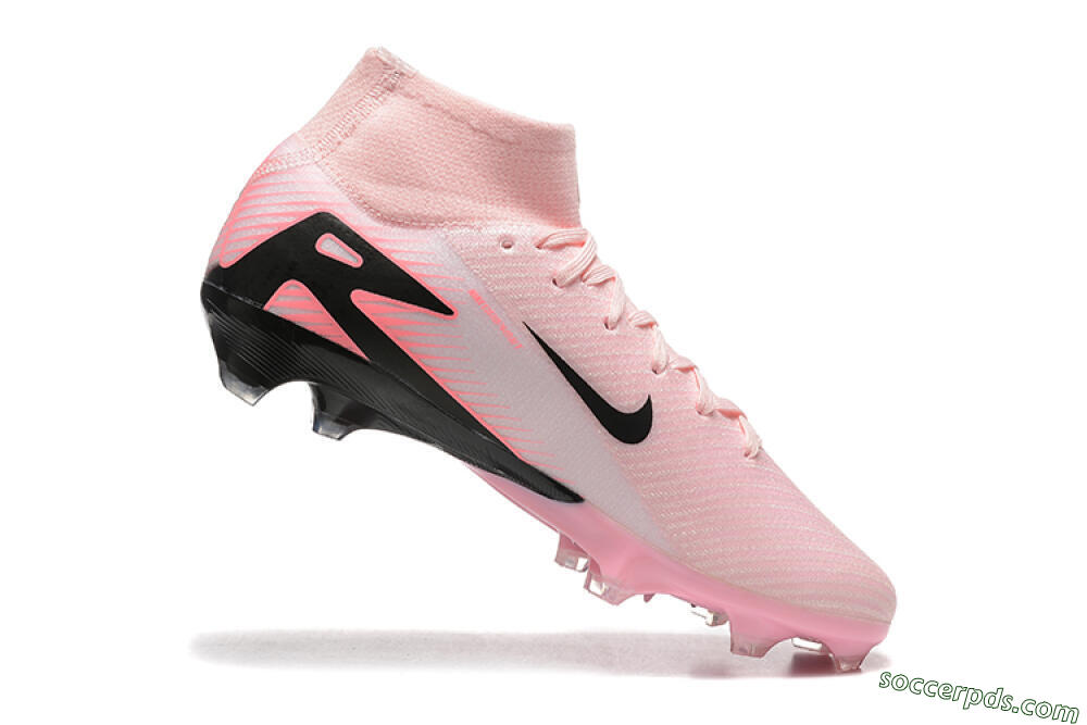 Nike Air Zoom Mercurial Superfly 10 Elite FG High-Tops Football Boots - Pink/Black 7