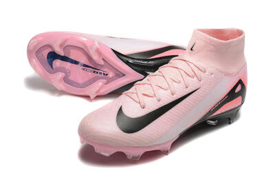 Nike Air Zoom Mercurial Superfly 10 Elite FG High-Tops Football Boots - Pink/Black