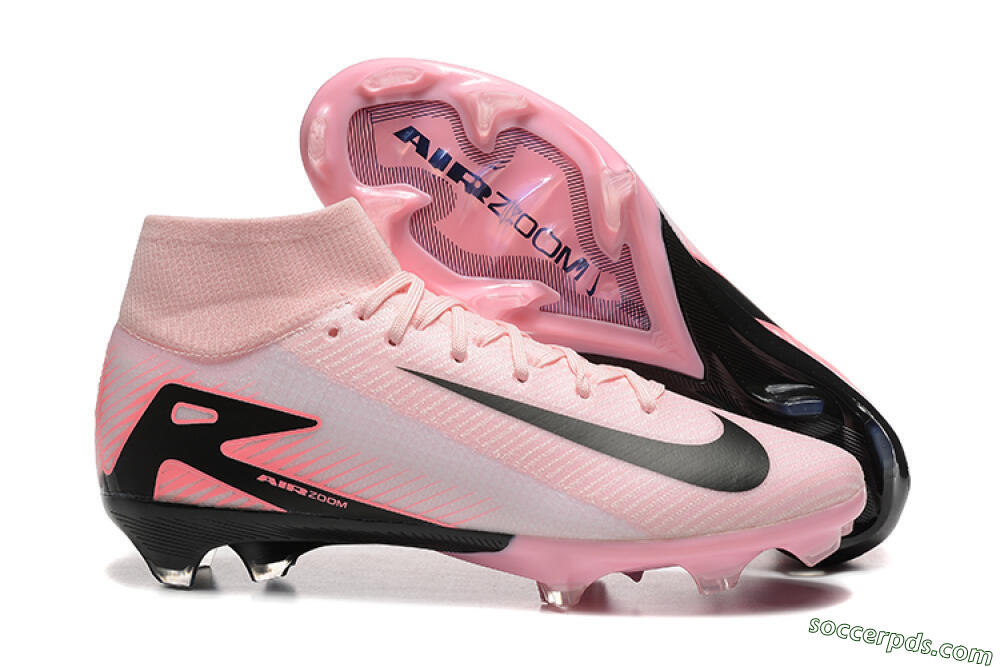 Nike Air Zoom Mercurial Superfly 10 Elite FG High-Tops Football Boots - Pink/Black 1