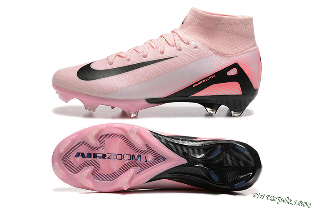 Nike Air Zoom Mercurial Superfly 10 Elite FG High-Tops Football Boots - Pink/Black 0