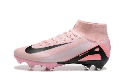 Nike Air Zoom Mercurial Superfly 10 Elite FG High-Tops Football Boots - Pink/Black