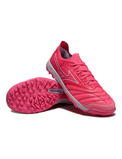 Mizuno Morelia Neo Sala TF Low-Tops Football Shoes - Pink/White