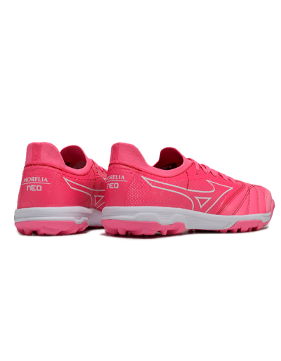 Mizuno Morelia Neo Sala TF Low-Tops Football Shoes - Pink/White