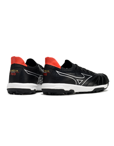 Mizuno Morelia Neo Sala TF Low-Tops Football Shoes - Black/White/Red