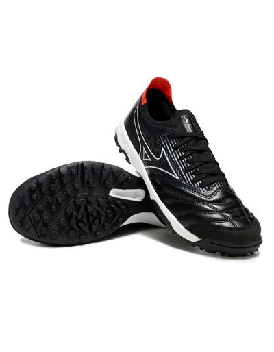 Mizuno Morelia Neo Sala TF Low-Tops Football Shoes - Black/White/Red