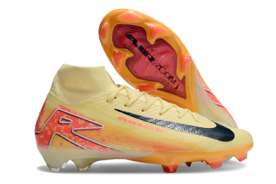 Nike Air Zoom Mercurial Superfly 10 Elite FG High-Tops Football Boots - Yellow/Red/Black
