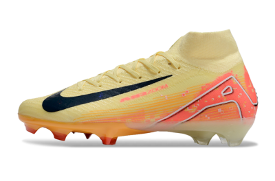 Nike Air Zoom Mercurial Superfly 10 Elite FG High-Tops Football Boots - Yellow/Red/Black