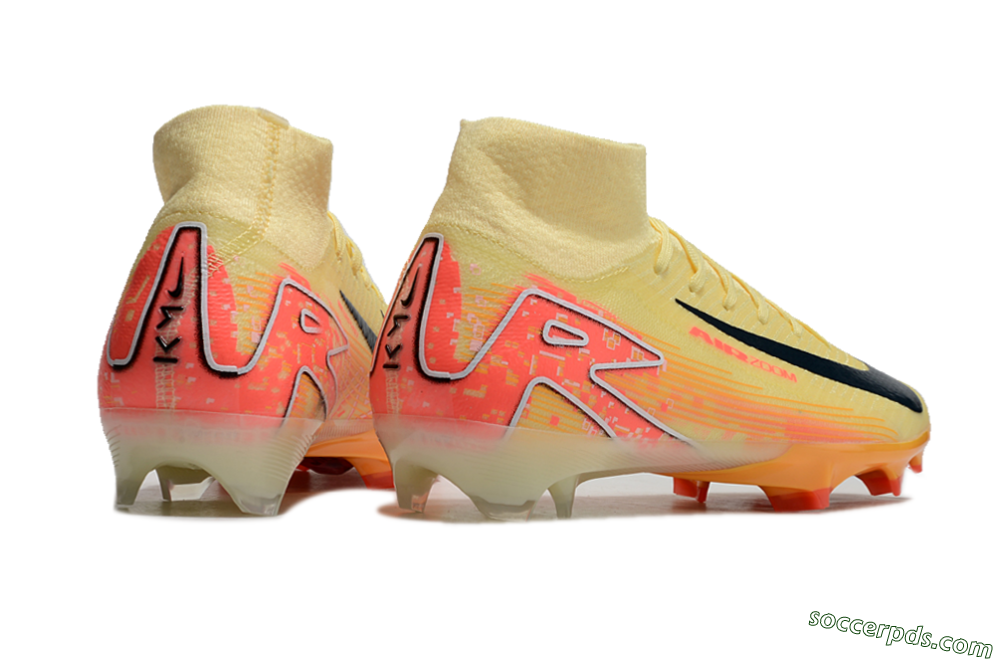 Nike Air Zoom Mercurial Superfly 10 Elite FG High-Tops Football Boots - Yellow/Red/Black 6