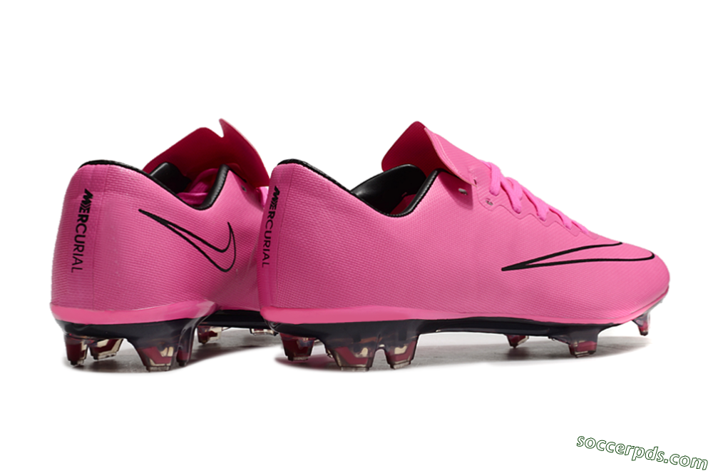Nike Mercurial Vapor 10 FG Low-Tops Football Boots - Pink/Black 6
