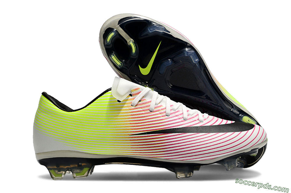 Nike Mercurial Vapor 10 FG Low-Tops Football Boots - Red/Black/Yellow 1
