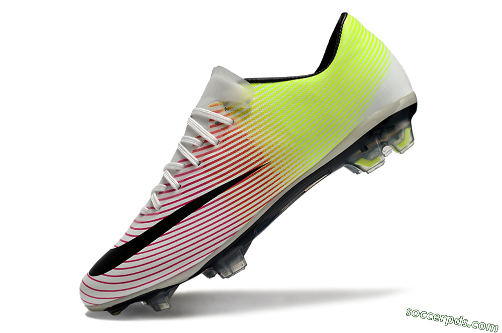 Nike Mercurial Vapor 10 FG Low-Tops Football Boots - Red/Black/Yellow 5