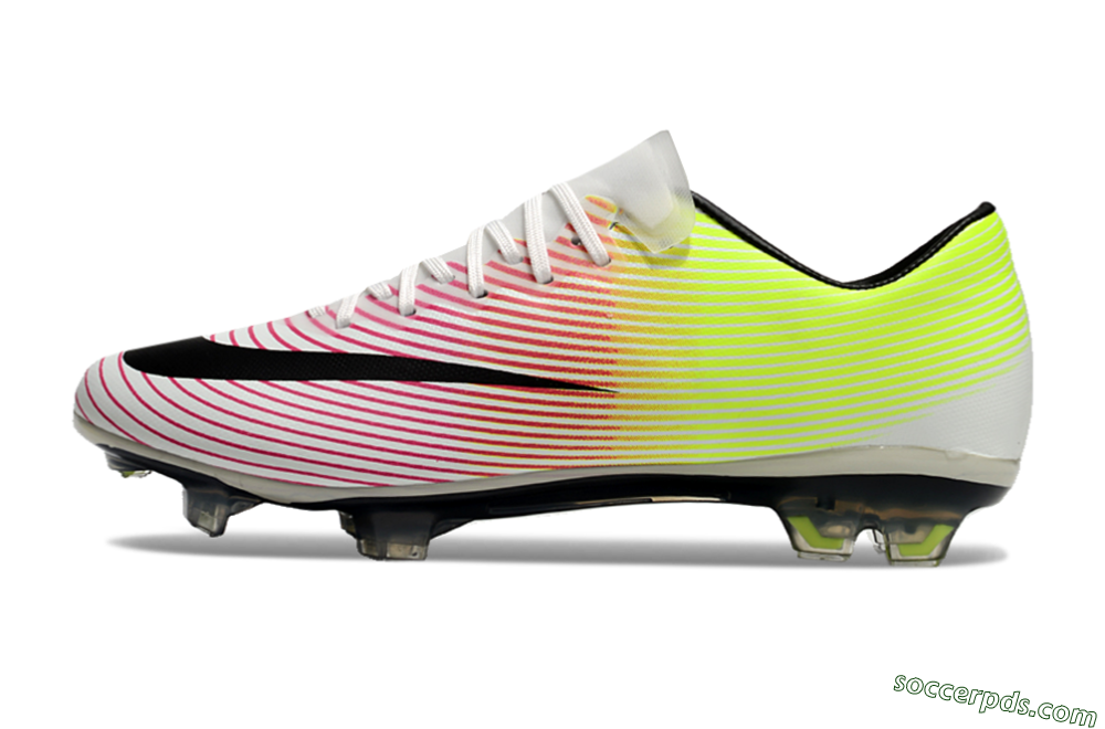 Nike Mercurial Vapor 10 FG Low-Tops Football Boots - Red/Black/Yellow 2