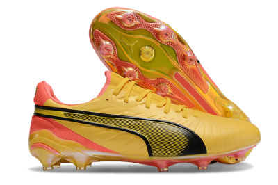 Puma Ultra Ultimate FG Low-Tops Football Boots - Red/Black/Yellow