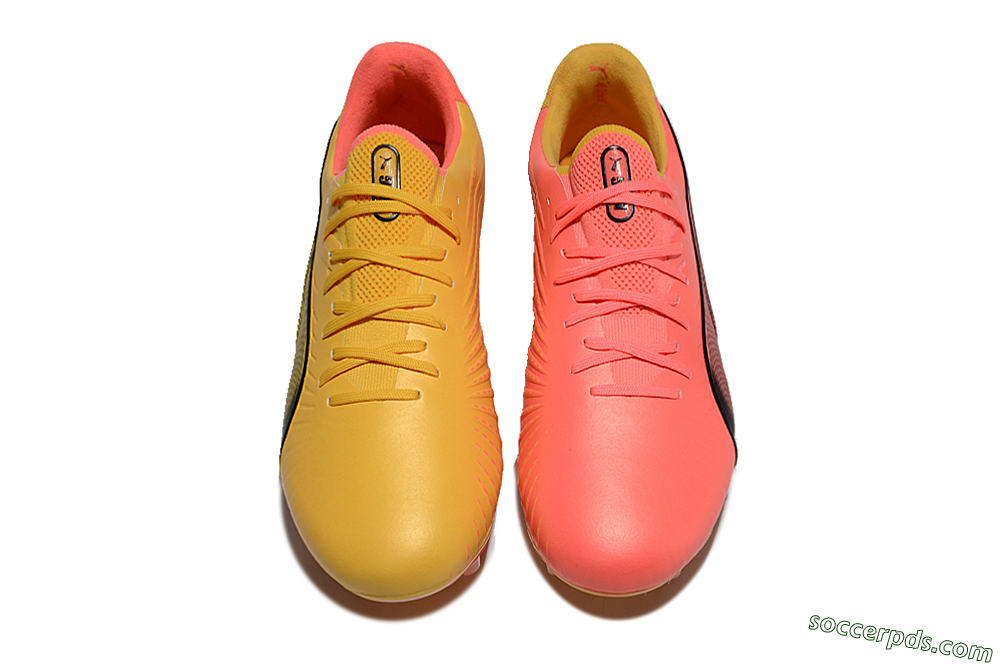 Puma Ultra Ultimate FG Low-Tops Football Boots - Red/Black/Yellow 6