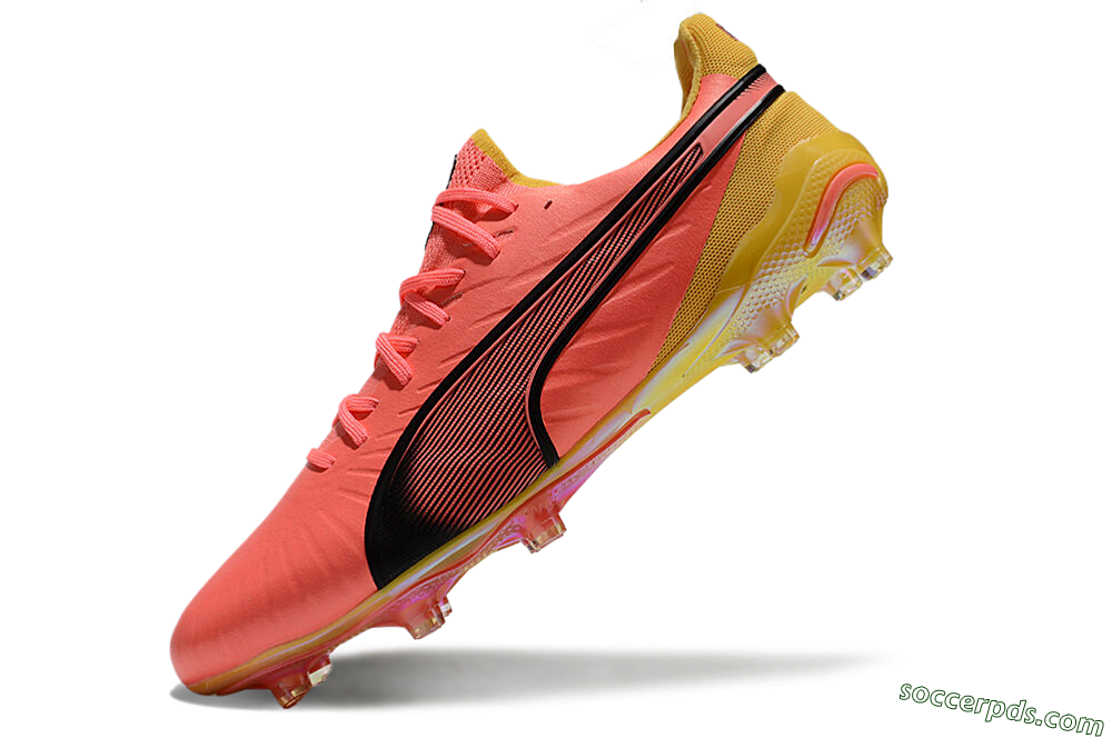 Puma Ultra Ultimate FG Low-Tops Football Boots - Red/Black/Yellow 5