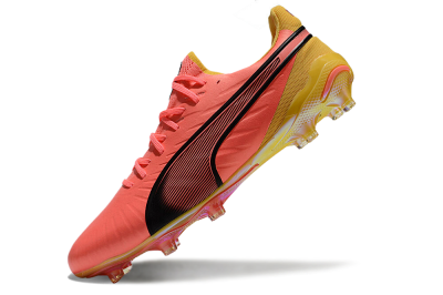 Puma Ultra Ultimate FG Low-Tops Football Boots - Red/Black/Yellow
