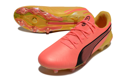 Puma Ultra Ultimate FG Low-Tops Football Boots - Red/Black/Yellow
