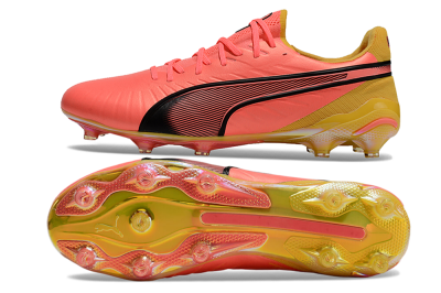 Puma Ultra Ultimate FG Low-Tops Football Boots - Red/Black/Yellow