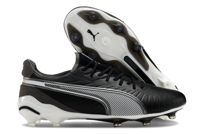 Puma Ultra Ultimate FG Low-Tops Football Boots - Black/White/Grey
