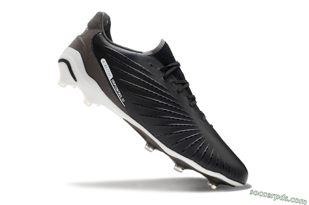 Puma Ultra Ultimate FG Low-Tops Football Boots - Black/White/Grey 4