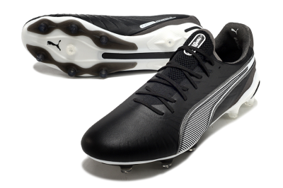 Puma Ultra Ultimate FG Low-Tops Football Boots - Black/White/Grey