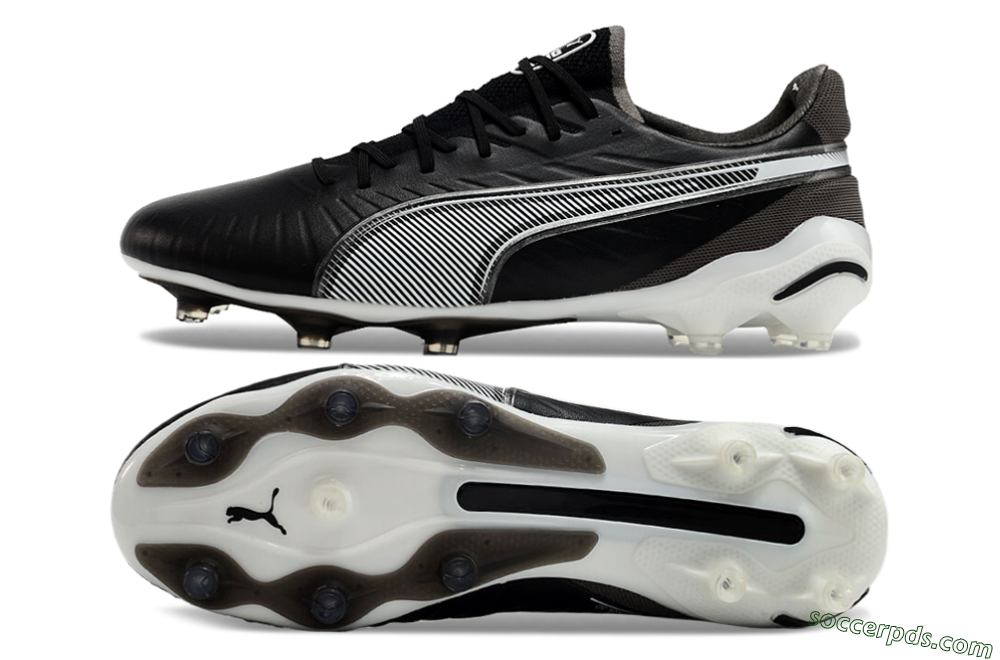 Puma Ultra Ultimate FG Low-Tops Football Boots - Black/White/Grey 0