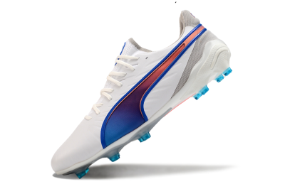 Puma Ultra Ultimate FG Low-Tops Football Boots - White/Blue/Red