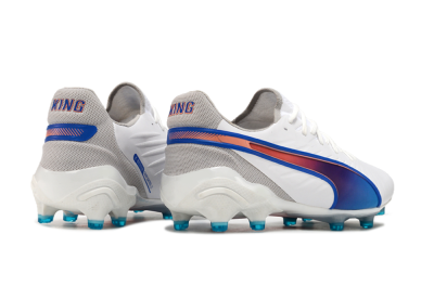 Puma Ultra Ultimate FG Low-Tops Football Boots - White/Blue/Red